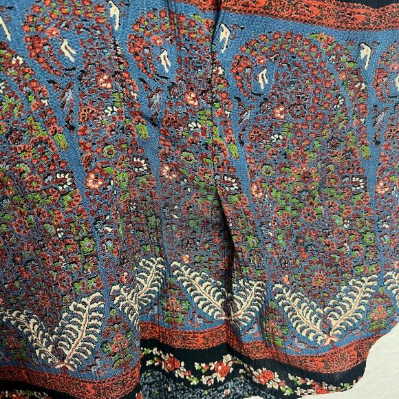 Vtg. Marsha Brander for Componix Women's Sz 10 Boho Floral Paisley Top 80s 90s - Picture 6 of 9